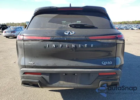 2024 Infiniti Qx60 Pure из США, поврежденный, VIN 5N1DL1ES8RC337838